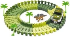 Amewi Magic Traxx Dino-Park Mini, Mit Überrollfunktion 54-teilig