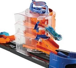 Hot Wheels Super-Spin-Parkhaus, Parkgarage Inkl. 1 Spielzeugauto, Autorennbahn -Kinder Verkauf 10491878 04