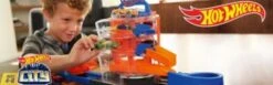 Hot Wheels Super-Spin-Parkhaus, Parkgarage Inkl. 1 Spielzeugauto, Autorennbahn -Kinder Verkauf 10491878 05