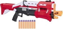Nerf Fortnite TS-Blaster – Pump-Action Dart Blaster, 8 Nerf Mega Fortnite Darts, Dartaufbewahrungsfach – Für Jugendliche Und Erwachsene