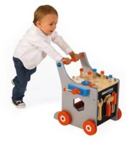 Janod Brico'Kids Werkbankwagen Groß, Inkl. 25 Teile Zubehör -Kinder Verkauf 11747455 06