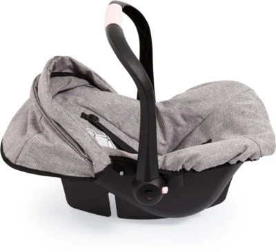 BAYER Puppen-Autositz Mit Dach, Grau 5 BAYER Puppen-Autositz Mit Dach, Grau – Bild 3