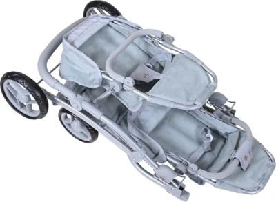 KNORRTOYS.COM Zwillingspuppenwagen Milo - Berry 5 KNORRTOYS.COM Zwillingspuppenwagen Milo - Berry – Bild 3