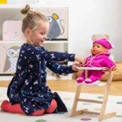 MyToys ORIGINALS Holz Puppenhochstuhl Mit Sitzkissen -Kinder Verkauf 15029473 02