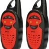 Alecto FR-05RD - Walkie Talkie Set Für Kinder - Reichweite Von Bis Zu 3 Kilometern, Schwarz/rot