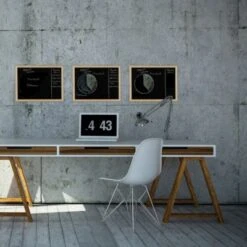 Relaxdays 2 X Kreidetafel Mit Holzrahmen 30x40 Cm -Kinder Verkauf 15633889 02