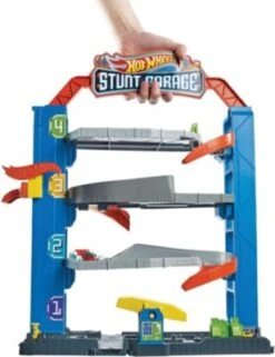Hot Wheels Stunt-Garage Spielset, Parkhaus Inkl. 1 Spielzeugauto, Parkgarage -Kinder Verkauf 15636629 03