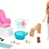 Barbie Mani-Pedi Puppe (blond) Spielset, Anziehpuppe, Nagelstudio Mit Zubehör -Kinder Verkauf 15862588 01
