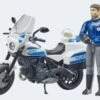 Bruder Bworld Scrambler Ducati Polizeimotorrad + Polizist 1 Bruder Bworld Scrambler Ducati Polizeimotorrad + Polizist -Kinder Verkauf 16074279 01