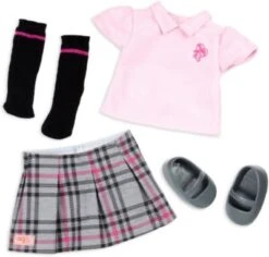 Our Generation Deluxe Puppe Hally 46 Cm In Schuluniform -Kinder Verkauf 16188617 03