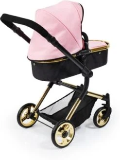 BAYER Kombi-Puppenwagen Vario, Schwarz/gold 10 BAYER Kombi-Puppenwagen Vario, Schwarz/gold -Kinder Verkauf 16933602 03