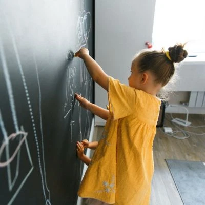 Relaxdays 4 X Tafelfolie Selbstklebend Schwarz 7 Relaxdays 4 X Tafelfolie Selbstklebend Schwarz – Bild 5