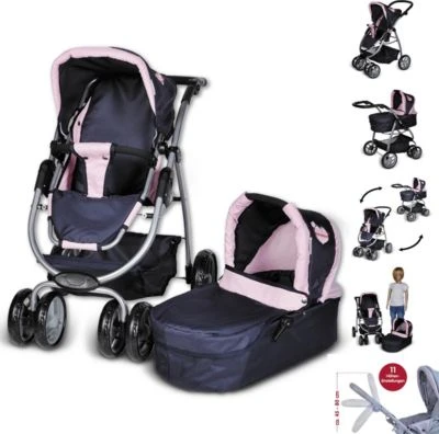 KNORRTOYS.COM Kombi-Puppenwagen Coco - My Little Princess 3 KNORRTOYS.COM Kombi-Puppenwagen Coco - My Little Princess