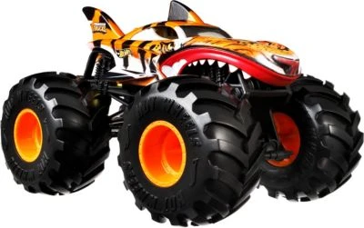 Hot Wheels Monster Trucks 1:24 Die-Cast "Tiger Shark", Spielzeugauto 3 Hot Wheels Monster Trucks 1:24 Die-Cast "Tiger Shark", Spielzeugauto