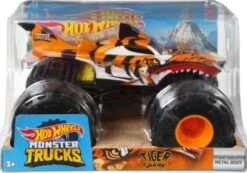 Hot Wheels Monster Trucks 1:24 Die-Cast "Tiger Shark", Spielzeugauto 10 Hot Wheels Monster Trucks 1:24 Die-Cast "Tiger Shark", Spielzeugauto -Kinder Verkauf 18510593 03