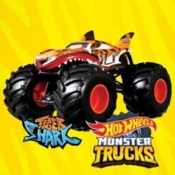 Hot Wheels Monster Trucks 1:24 Die-Cast "Tiger Shark", Spielzeugauto 12 Hot Wheels Monster Trucks 1:24 Die-Cast "Tiger Shark", Spielzeugauto -Kinder Verkauf 18510593 05