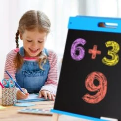 Relaxdays Blaue Kindertafel Für Kreide 12 Relaxdays Blaue Kindertafel Für Kreide -Kinder Verkauf 18645666 05