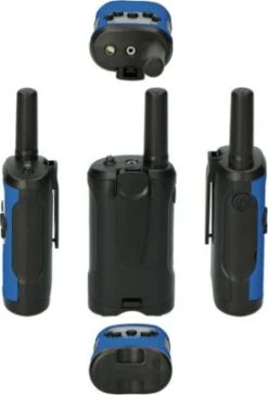 Alecto FR-115 - Set Von Zwei Walkie Talkies - Reichweite Von Bis Zu 5 Kilometern, Blau/schwarz -Kinder Verkauf 18773192 04