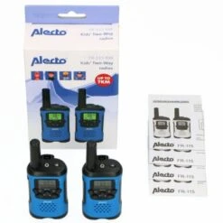 Alecto FR-115 - Set Von Zwei Walkie Talkies - Reichweite Von Bis Zu 5 Kilometern, Blau/schwarz -Kinder Verkauf 18773192 06