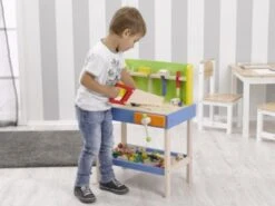 Howa Werkbank Mit 45-tlg. Zubehör + 5 Werkzeugen -Kinder Verkauf 19570383 05