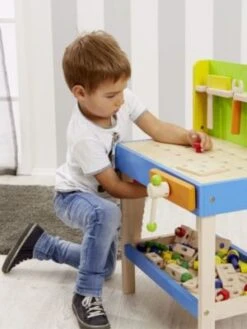 Howa Werkbank Mit 45-tlg. Zubehör + 5 Werkzeugen -Kinder Verkauf 19570383 06