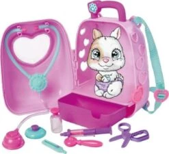 Pamper Petz Vetpack - 2-in-1 Rucksack & Tierarztkoffer Mit 7-tlg. Doktorzubehör, Pflaster- Und Stickerbogen (ohne Tier) -Kinder Verkauf 19691362 03