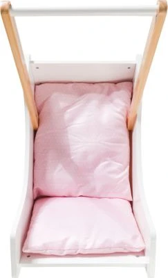 MyToys ORIGINALS Holz Puppenwagen, Rosa 7 MyToys ORIGINALS Holz Puppenwagen, Rosa – Bild 5