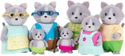 Li'l Woodzeez Katzen Familie Mit Großeltern 3 Li'l Woodzeez Katzen Familie Mit Großeltern