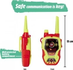 Dickie Toys Walkie Talkie Fire -Kinder Verkauf 20313345 05
