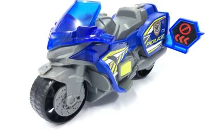 Dickie Toys Police Motorbike - Polizei Motorrad Mit Licht & Sound 4 Dickie Toys Police Motorbike - Polizei Motorrad Mit Licht & Sound – Bild 2