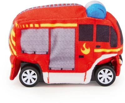 Mini Revellino - Pull Back Action - Feuerwehrauto Mit Abnehmbarem Plüsch Und Rückziehmotor Für Kinder Ab 2 Jahren 4 Mini Revellino - Pull Back Action - Feuerwehrauto Mit Abnehmbarem Plüsch Und Rückziehmotor Für Kinder Ab 2 Jahren – Bild 2