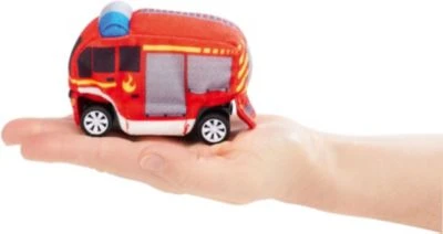 Mini Revellino - Pull Back Action - Feuerwehrauto Mit Abnehmbarem Plüsch Und Rückziehmotor Für Kinder Ab 2 Jahren 5 Mini Revellino - Pull Back Action - Feuerwehrauto Mit Abnehmbarem Plüsch Und Rückziehmotor Für Kinder Ab 2 Jahren – Bild 3
