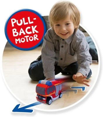 Mini Revellino - Pull Back Action - Feuerwehrauto Mit Abnehmbarem Plüsch Und Rückziehmotor Für Kinder Ab 2 Jahren 7 Mini Revellino - Pull Back Action - Feuerwehrauto Mit Abnehmbarem Plüsch Und Rückziehmotor Für Kinder Ab 2 Jahren – Bild 5