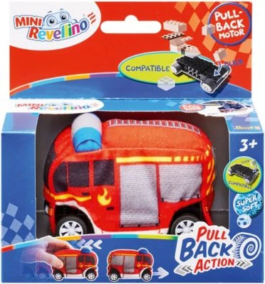 Mini Revellino - Pull Back Action - Feuerwehrauto Mit Abnehmbarem Plüsch Und Rückziehmotor Für Kinder Ab 2 Jahren 8 Mini Revellino - Pull Back Action - Feuerwehrauto Mit Abnehmbarem Plüsch Und Rückziehmotor Für Kinder Ab 2 Jahren – Bild 6
