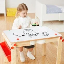 TOPBRIGHT 2 In 1 Tafel Und Maltisch 8 TOPBRIGHT 2 In 1 Tafel Und Maltisch -Kinder Verkauf 20965913 02