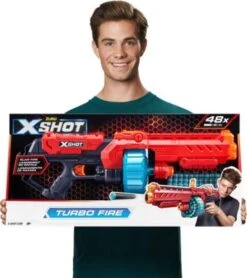 X-Shot - Excel Turbo Fire Blaster Mit Darts -Kinder Verkauf 21117357 04