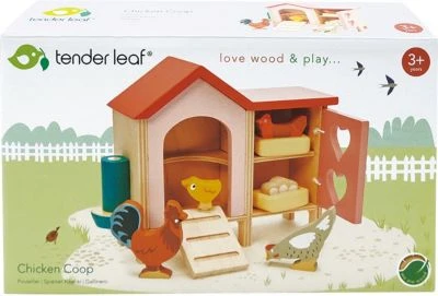 Tender Leaf Toys Hühnerstall Für Puppenhaus 3 Tender Leaf Toys Hühnerstall Für Puppenhaus