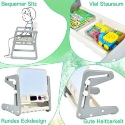 COSTWAY® Kindersitzgruppe Mit Stauraum -Kinder Verkauf 21652769 05