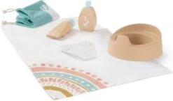 Miniland Puppen-Pflegeset Aus Holz