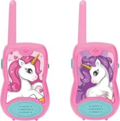 LEXIBOOK Einhorn Walkie-Talkies, Gürtelclip, Batterie, Für Kinder