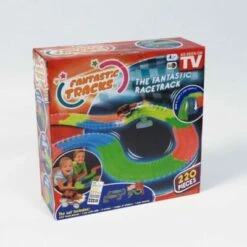 FANTASTIC TRACKS Mega Set Mit 9 Autos Autorennbahn Rennstrecke, 516 -Teile Und Viel Zubehör Autorennbahnsets -Kinder Verkauf 22174574 03