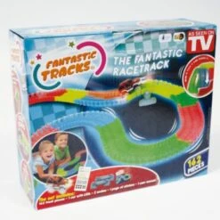 FANTASTIC TRACKS Mega Set Mit 9 Autos Autorennbahn Rennstrecke, 516 -Teile Und Viel Zubehör Autorennbahnsets -Kinder Verkauf 22174574 04