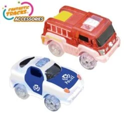 FANTASTIC TRACKS Mega Set Mit 9 Autos Autorennbahn Rennstrecke, 516 -Teile Und Viel Zubehör Autorennbahnsets -Kinder Verkauf 22174574 05