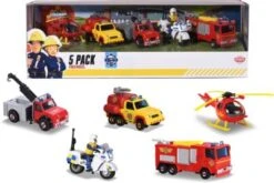 Dickie Toys Feuerwehrmann Sam 5er Set Die-Cast-Fahrzeuge