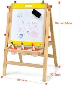 COSTWAY® Standtafel Höhenverstellbar Doppelseitig Mit Viel Zubehör -Kinder Verkauf 23894114 03