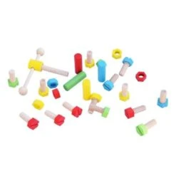 LEO & EMMA Werkbank Holz Kinderwerkbank Mit Werkzeug Aus Holz, Blau Lackiert, 50tlg -Kinder Verkauf 24097766 03