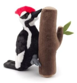 UNI-TOYS® Specht Am Stamm - 27 Cm (Höhe) - Plüsch-Vogel - Plüschtier Kuscheltiere -Kinder Verkauf 24283019 03