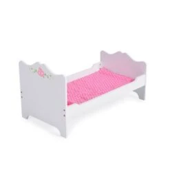 MONI Puppenbett PH12B019 Aus Holz, Maße 48 X 32 X 30 Cm, Kissen Und Unterlage Puppenmöbel -Kinder Verkauf 24498303 05