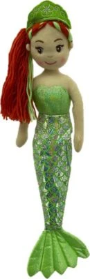 Sweety-Toys 13371 Stoffpuppe Meerjungfrau Mit Schwanzflosse Grün, 45 Cm 3 Sweety-Toys 13371 Stoffpuppe Meerjungfrau Mit Schwanzflosse Grün, 45 Cm