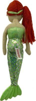 Sweety-Toys 13371 Stoffpuppe Meerjungfrau Mit Schwanzflosse Grün, 45 Cm 4 Sweety-Toys 13371 Stoffpuppe Meerjungfrau Mit Schwanzflosse Grün, 45 Cm – Bild 2